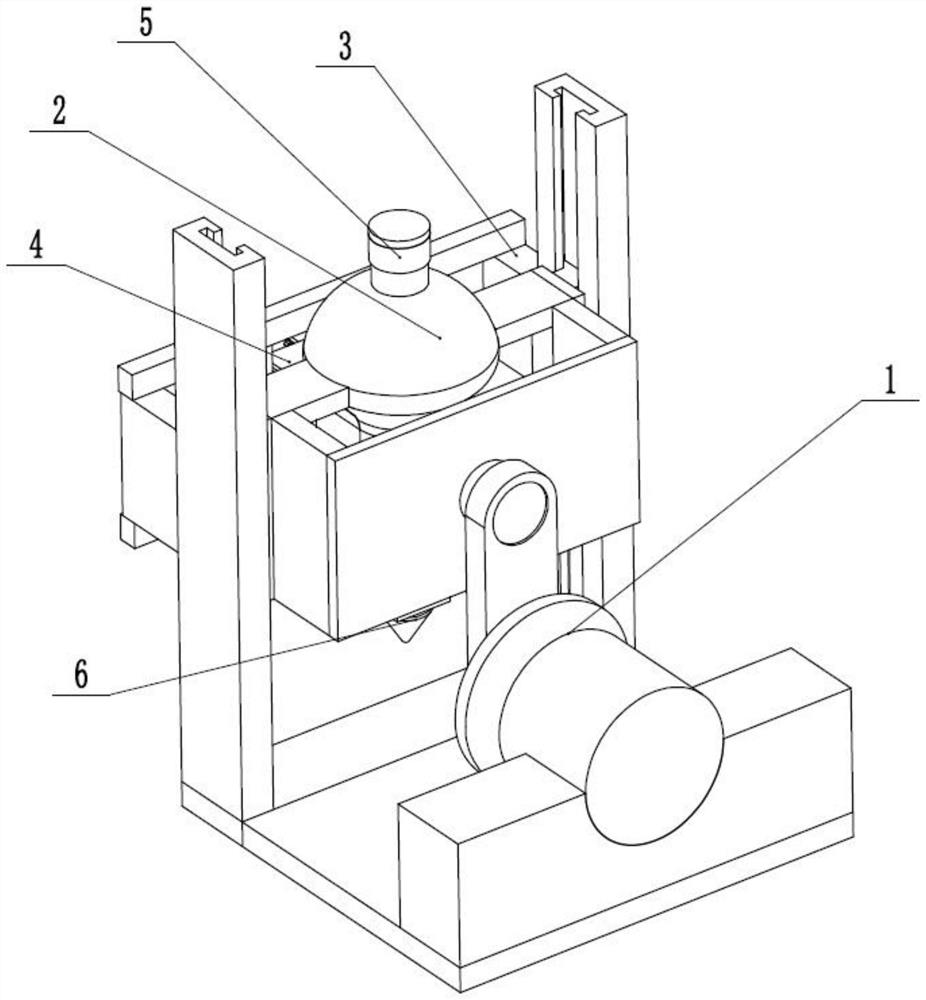 A facial mask essence extracting device