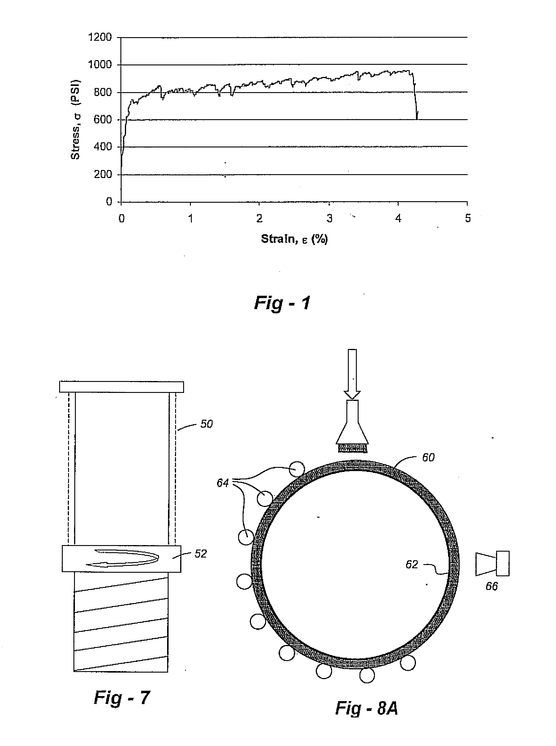 Coated pipe and method using strain-hardening brittle matrix composites