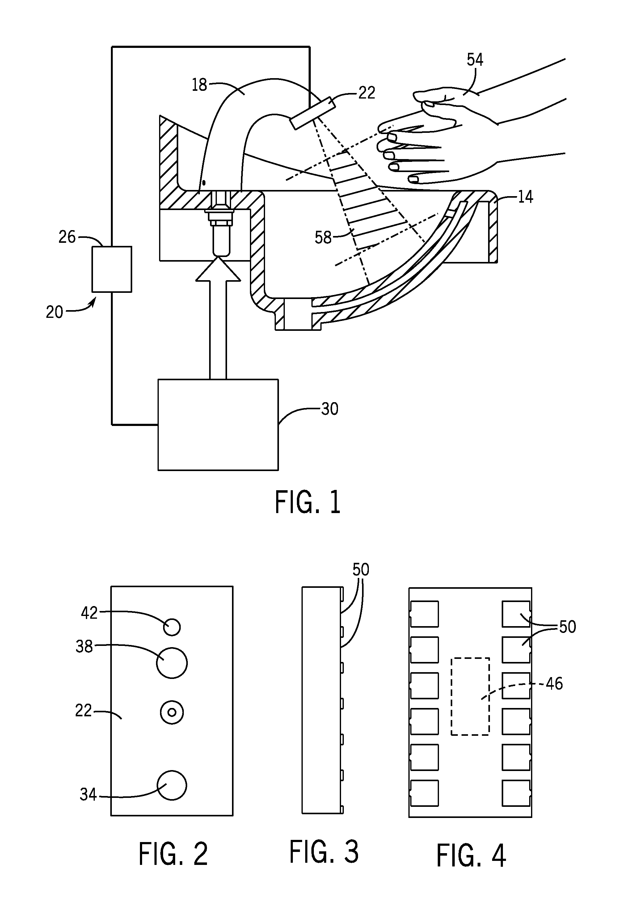 Time-of-Flight Recognition System for a Bathroom Fixture
