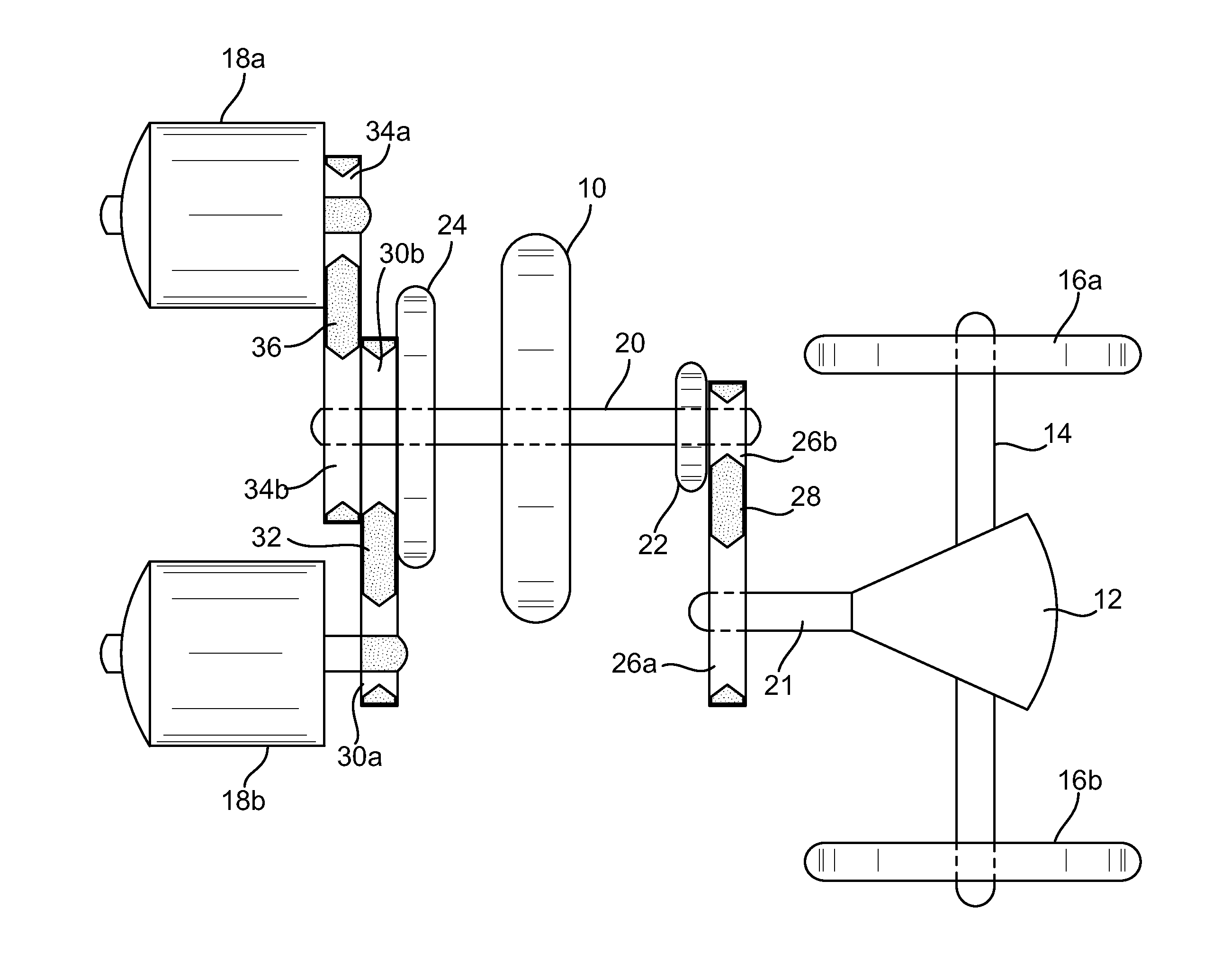 Energy recovery drive system and vehicle with energy recovery drive system