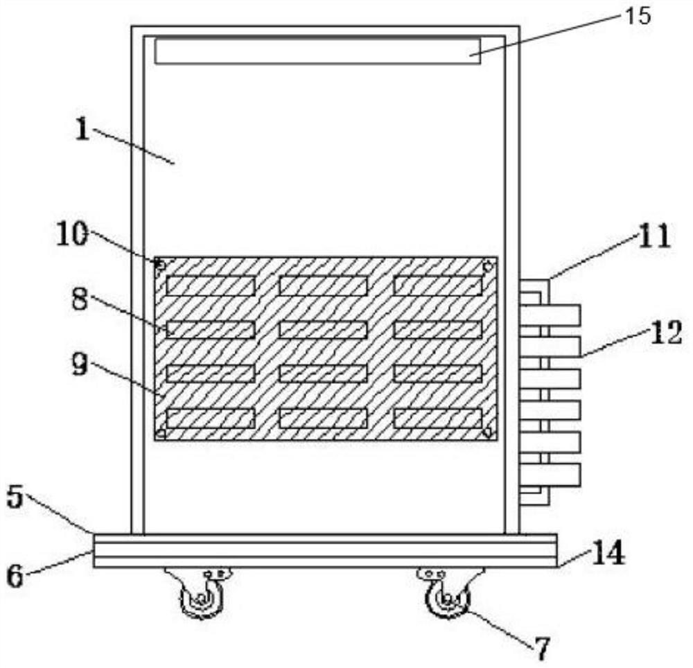 Multifunctional computer case convenient for wiring