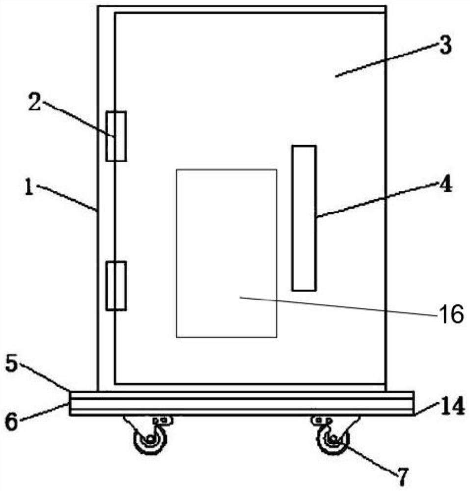 Multifunctional computer case convenient for wiring