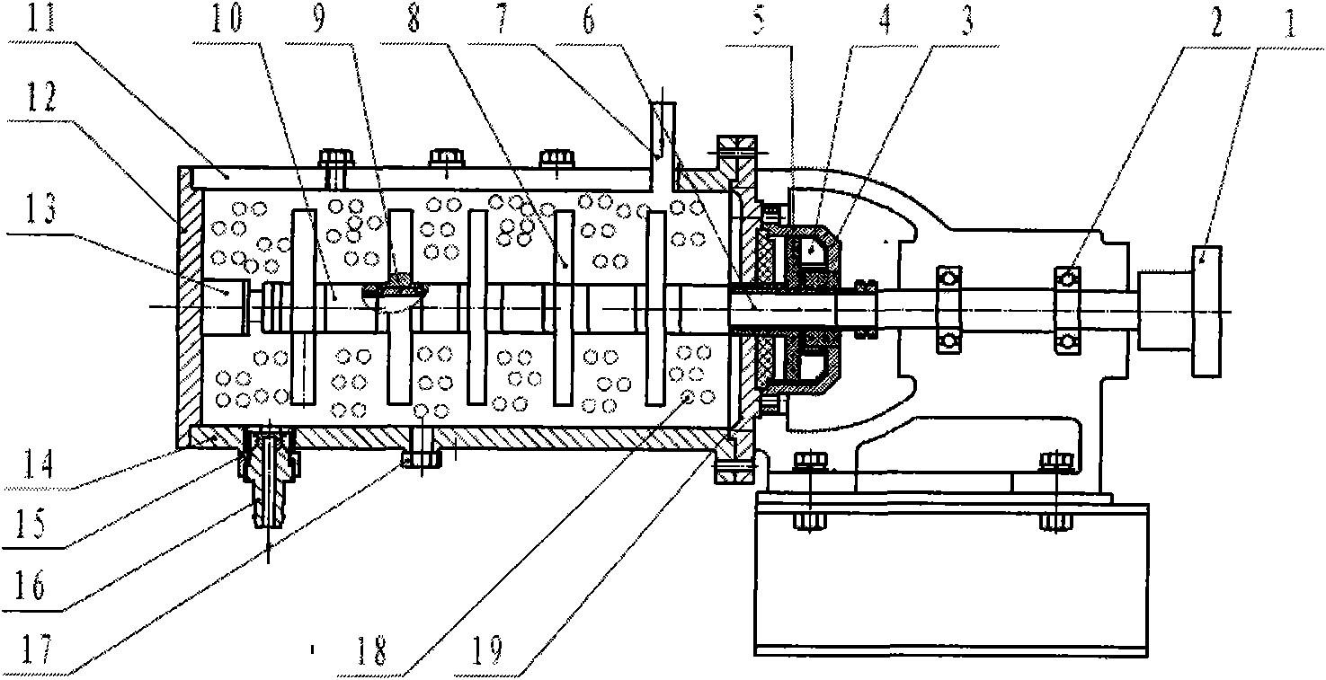 Micro-fine particle grade horizontal grinding device