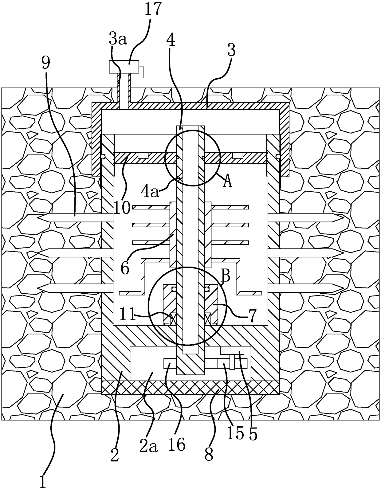 Landfill type biogas generator