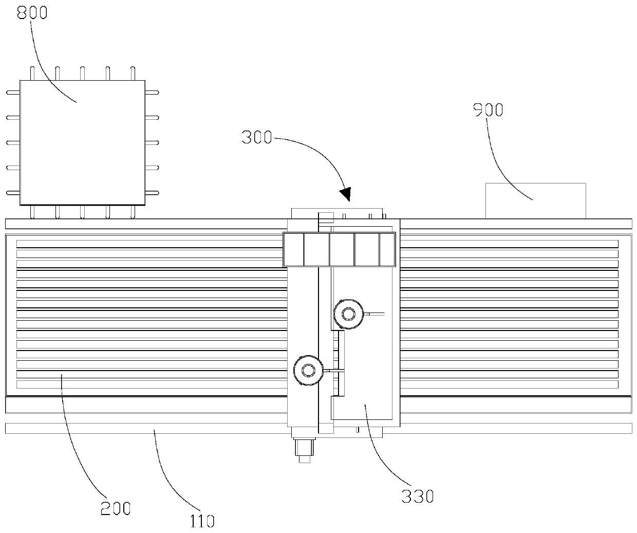 Intelligent nondestructive testing device for spray welding of pipe row