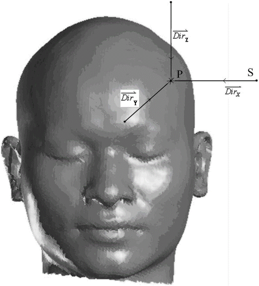 Tomography-image-based facial skin three-dimensional surface model reconstructing method