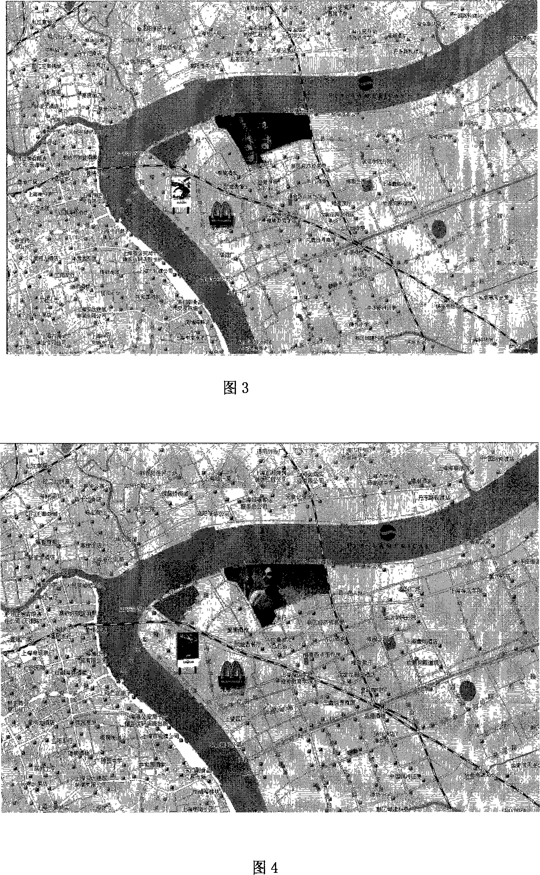 Method for carrying advertisement in electronic map
