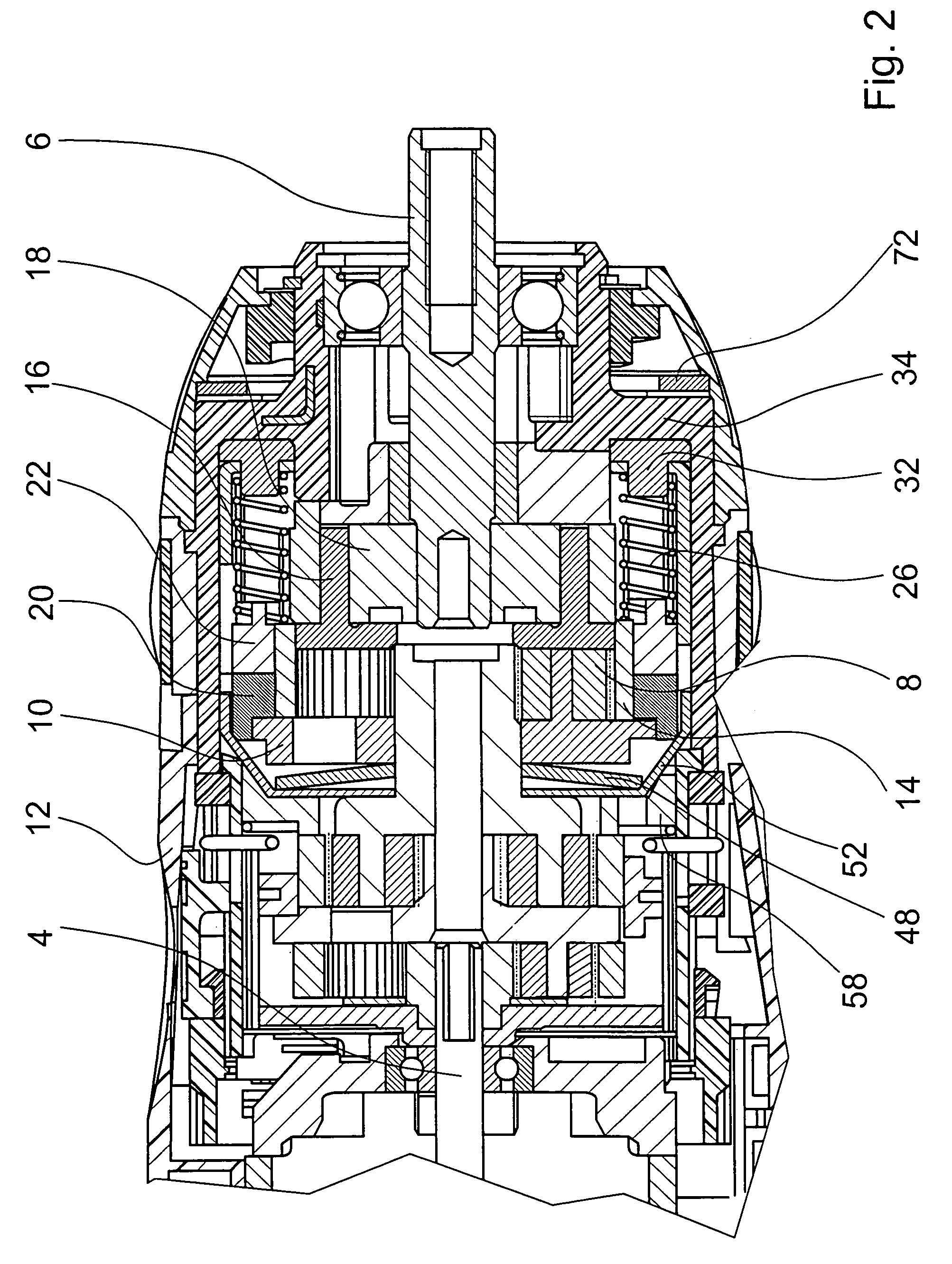 Hand-held power tool with a torque-limiting unit