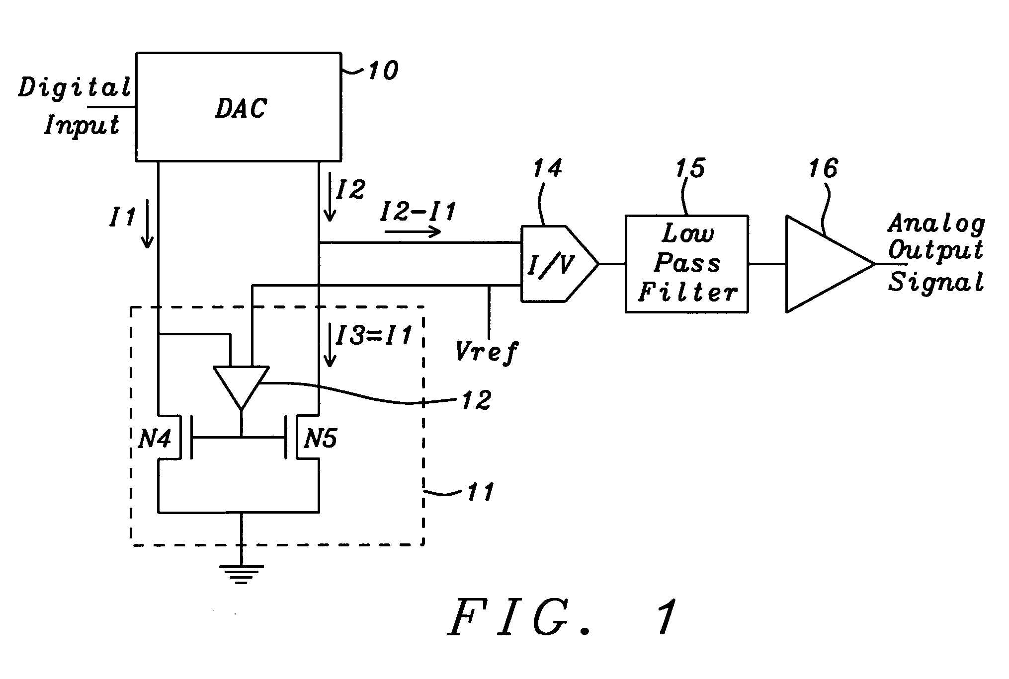 Method for implementation of a low noise, high accuracy current mirror for audio applications
