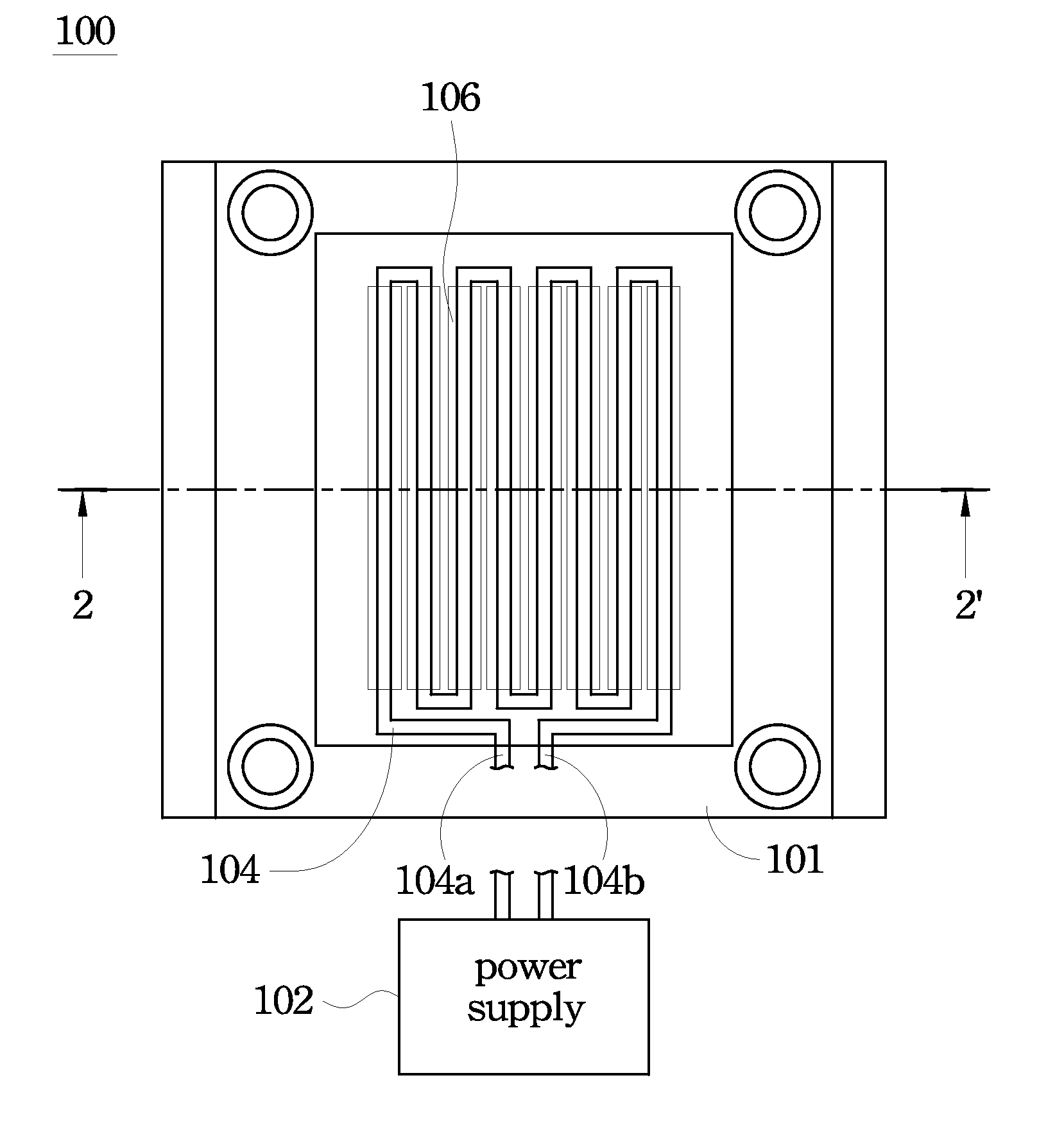 High frequency electromagnetic induction heating device and method for using the same to heat surface of mold