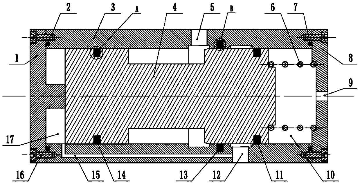 High-pressure slide valve type check valve