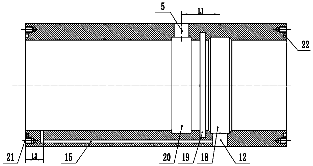 High-pressure slide valve type check valve