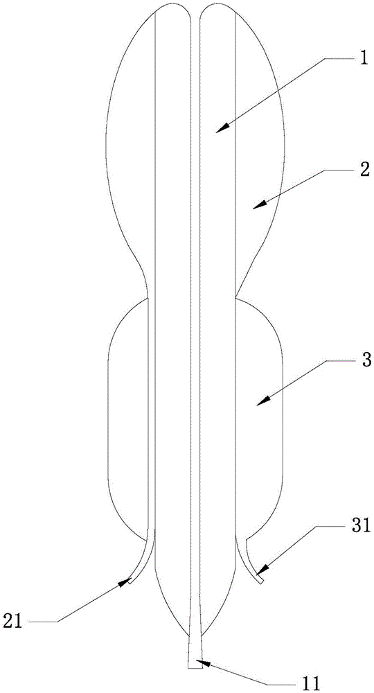 Balloon device for preventing and treating intrauterine adhesion