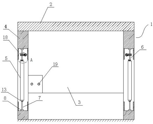 Ventilation-adjustable intelligent bus shelter