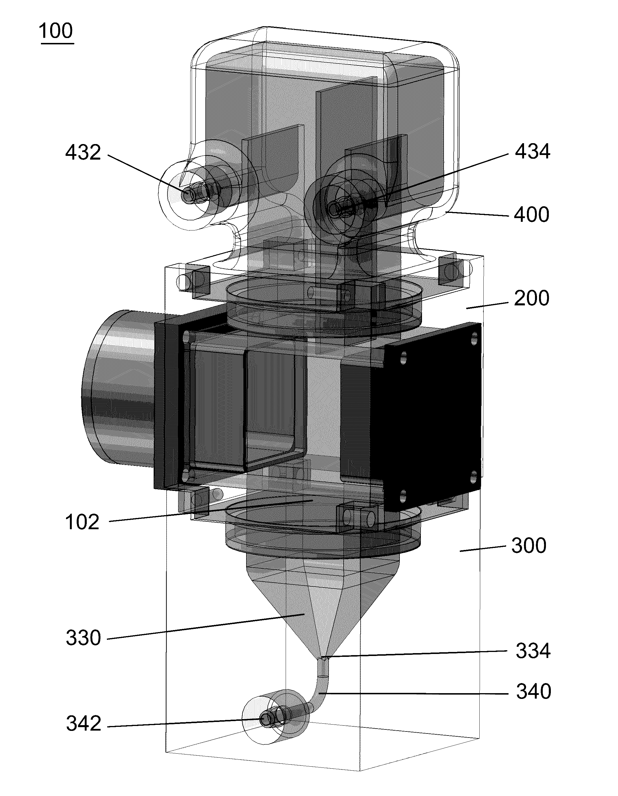 Acoustophoresis device with modular components