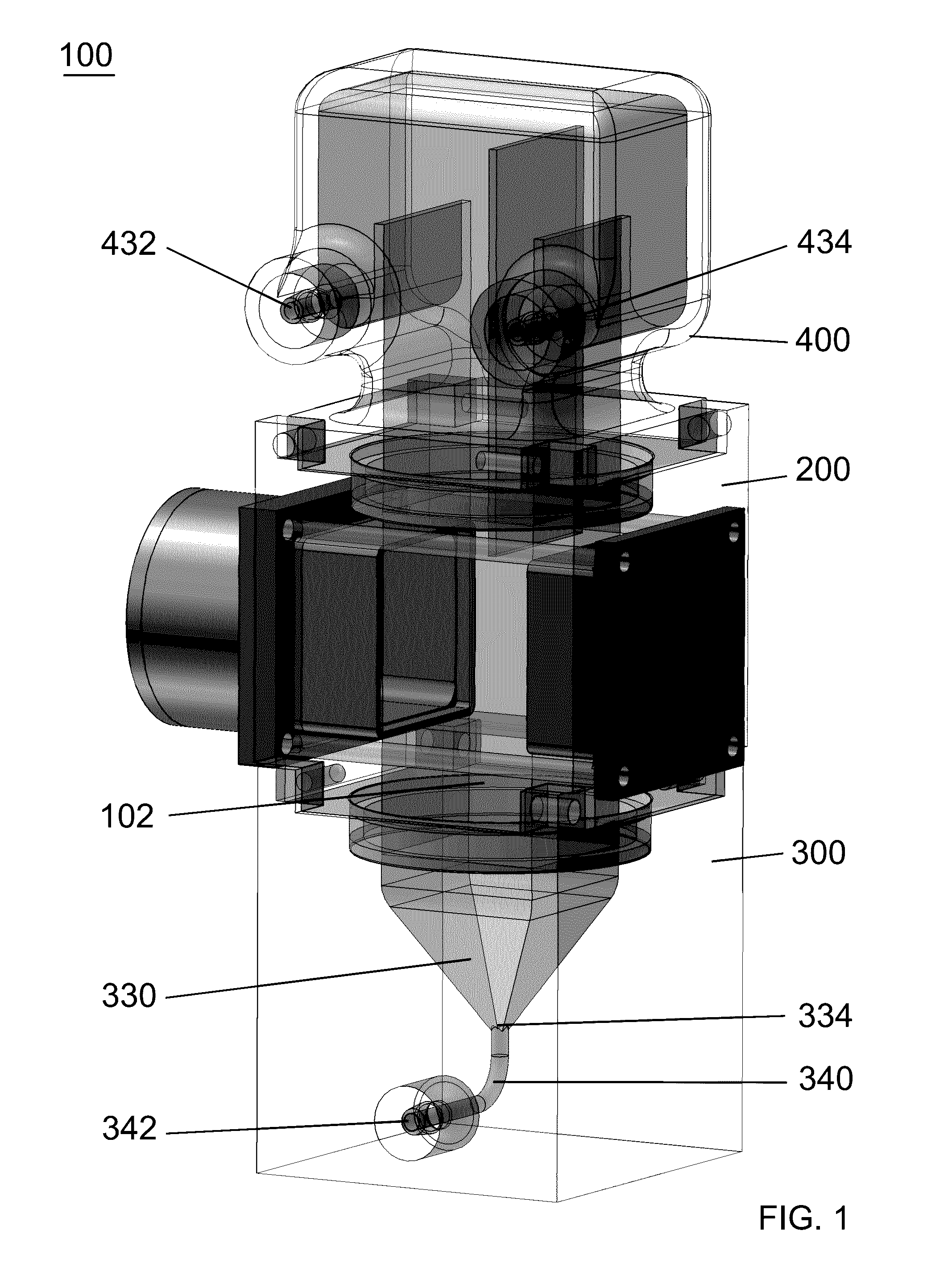 Acoustophoresis device with modular components