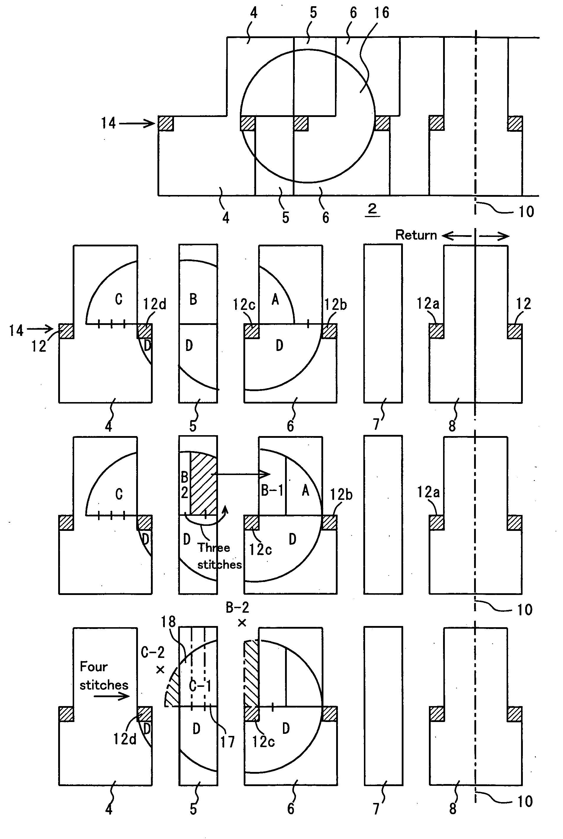 Method and device for knit design and program