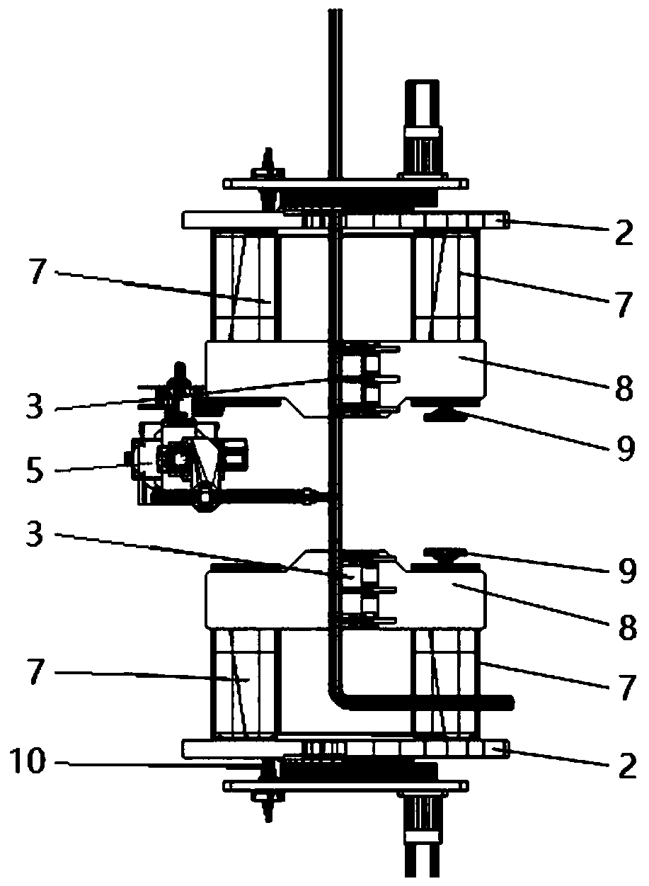 A pipe fitting welding device, welding system and welding method