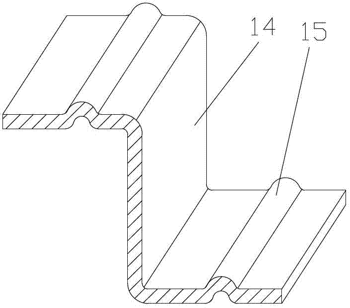 Continuous production technique of special-shaped hollow current conducting plates for electrolysis