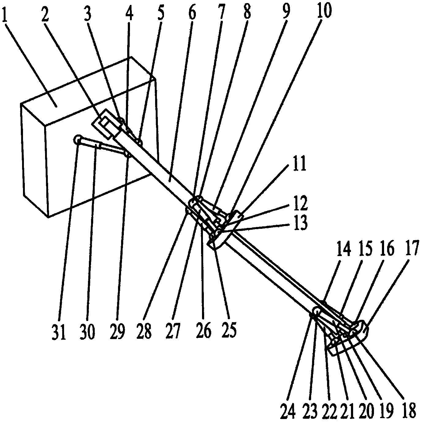 Spatial eight-degrees-of-freedom welding robot mechanism