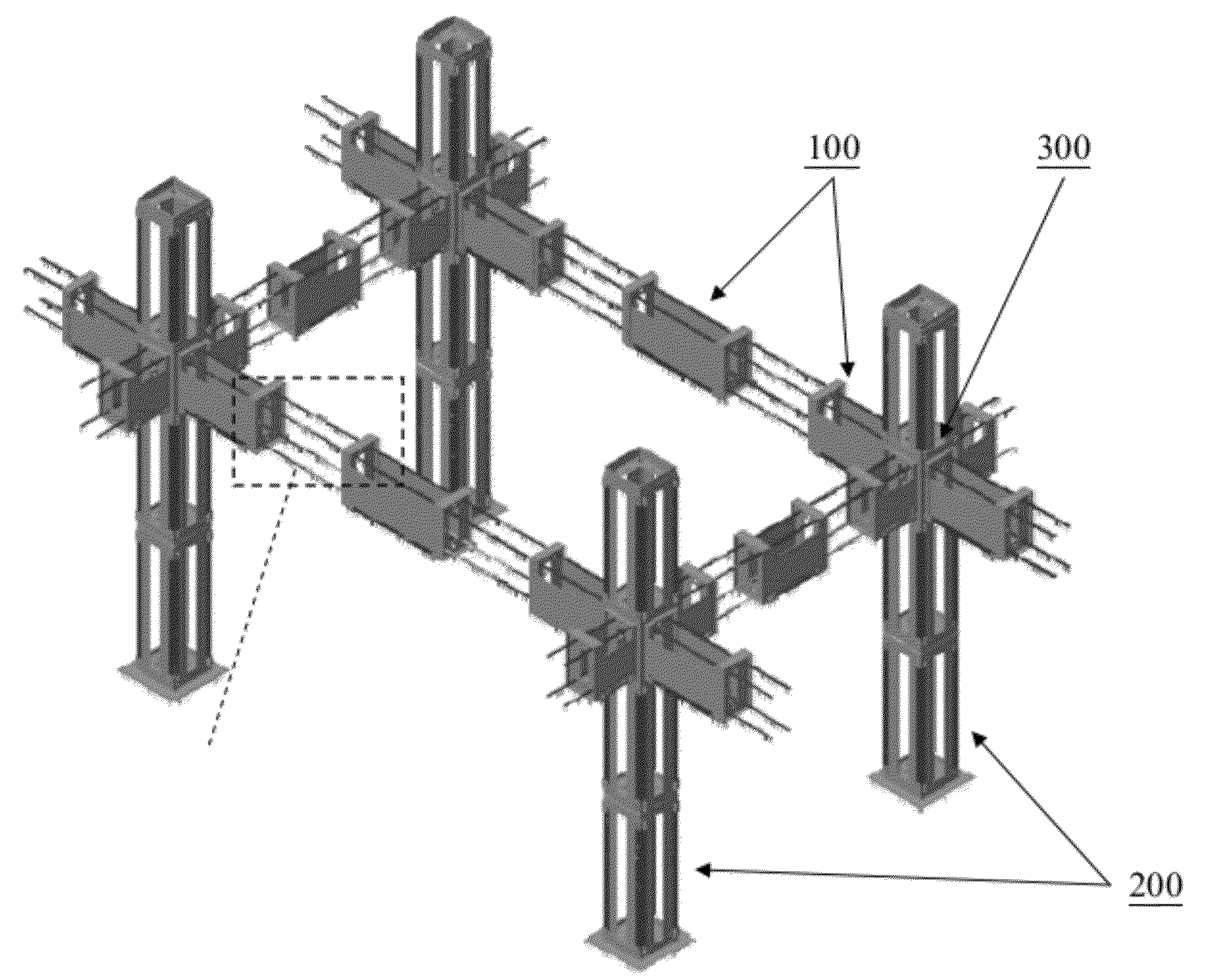 Architectured reinforcement structure
