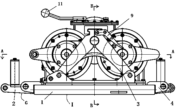 A hydraulic limited load mechanical variable speed winch mill