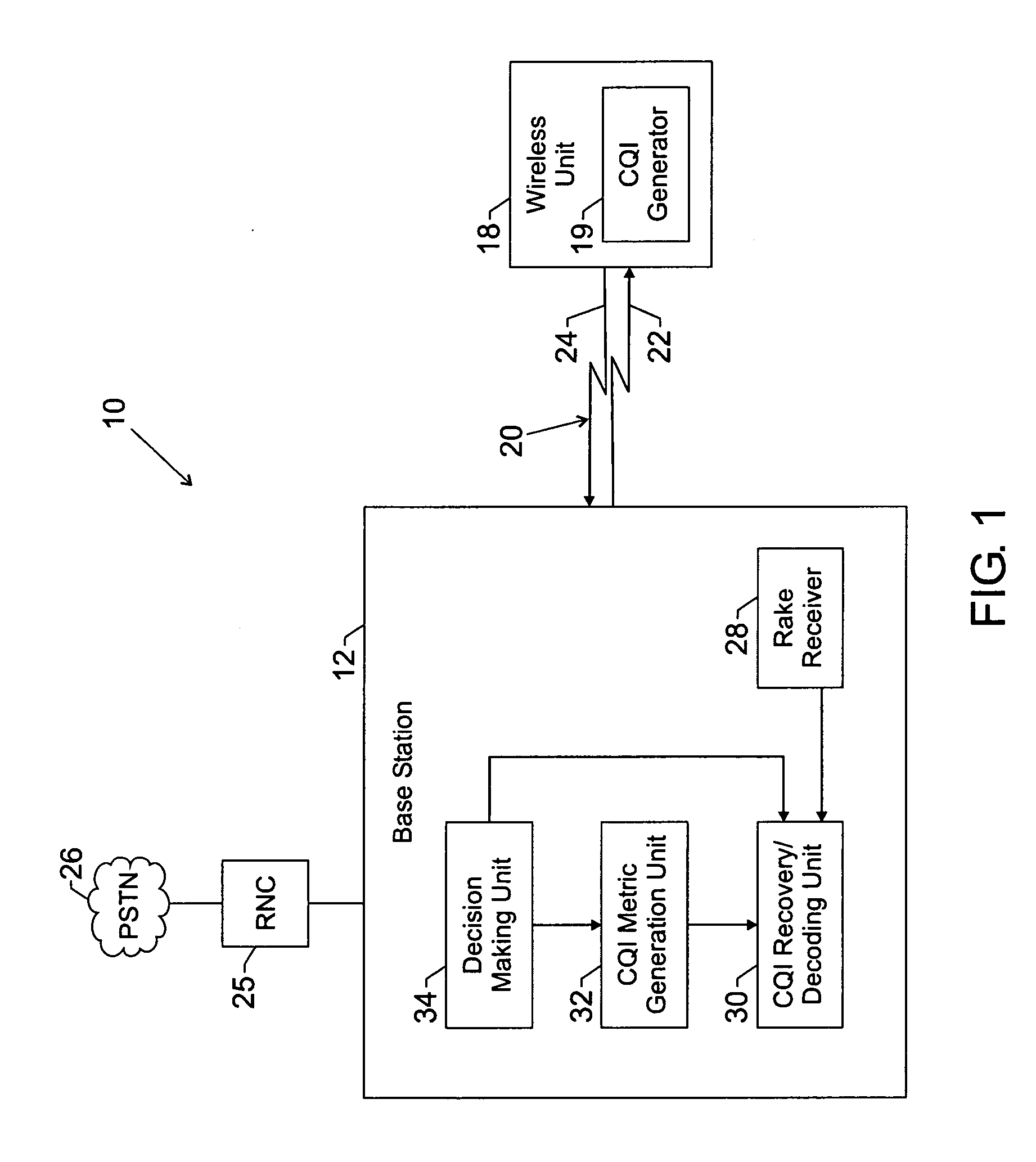Utilization of overhead channel quality metrics in a cellular network