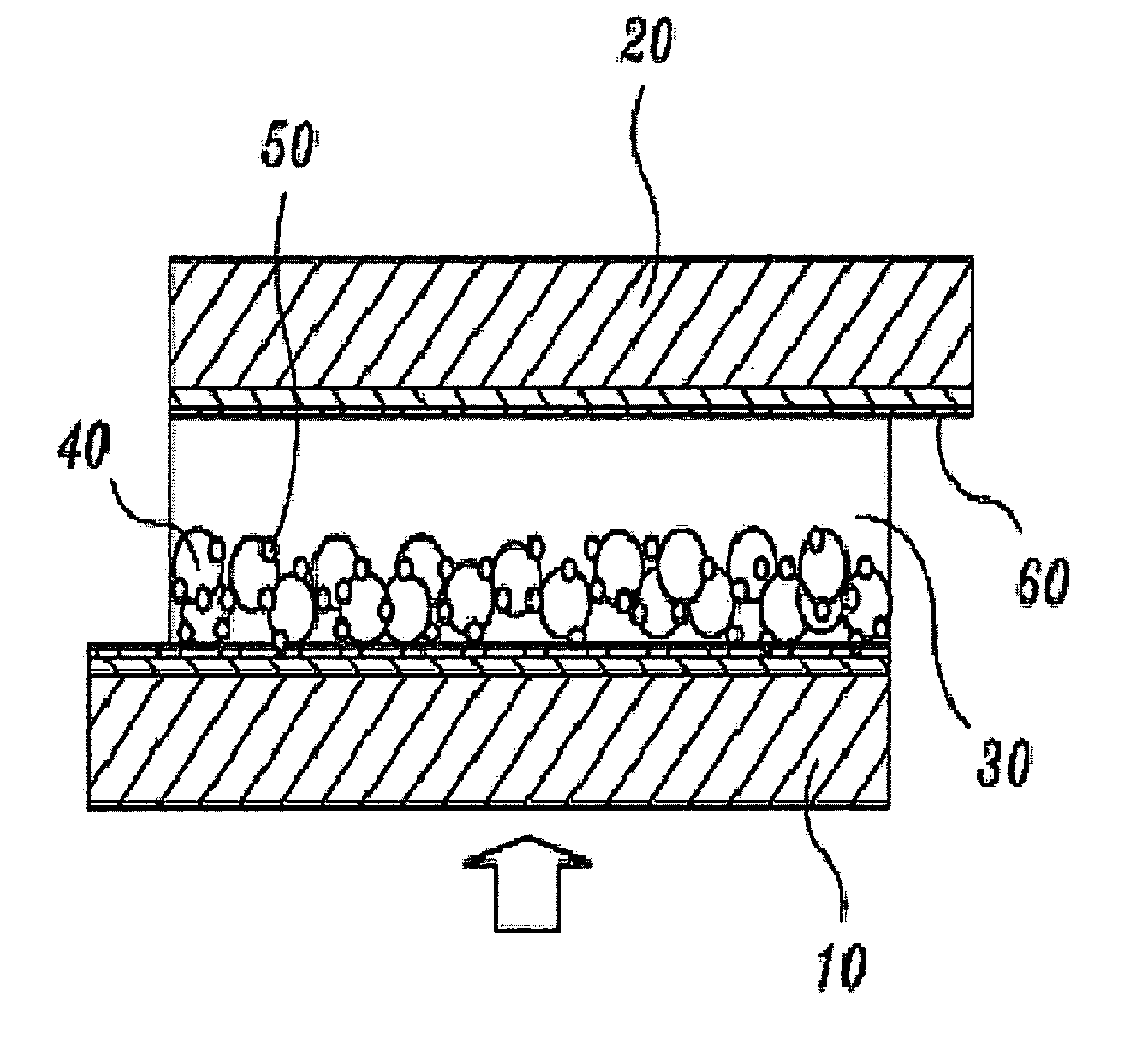 Highly efficient counter electrode for dye-sensitized solar cell and method of producing the same