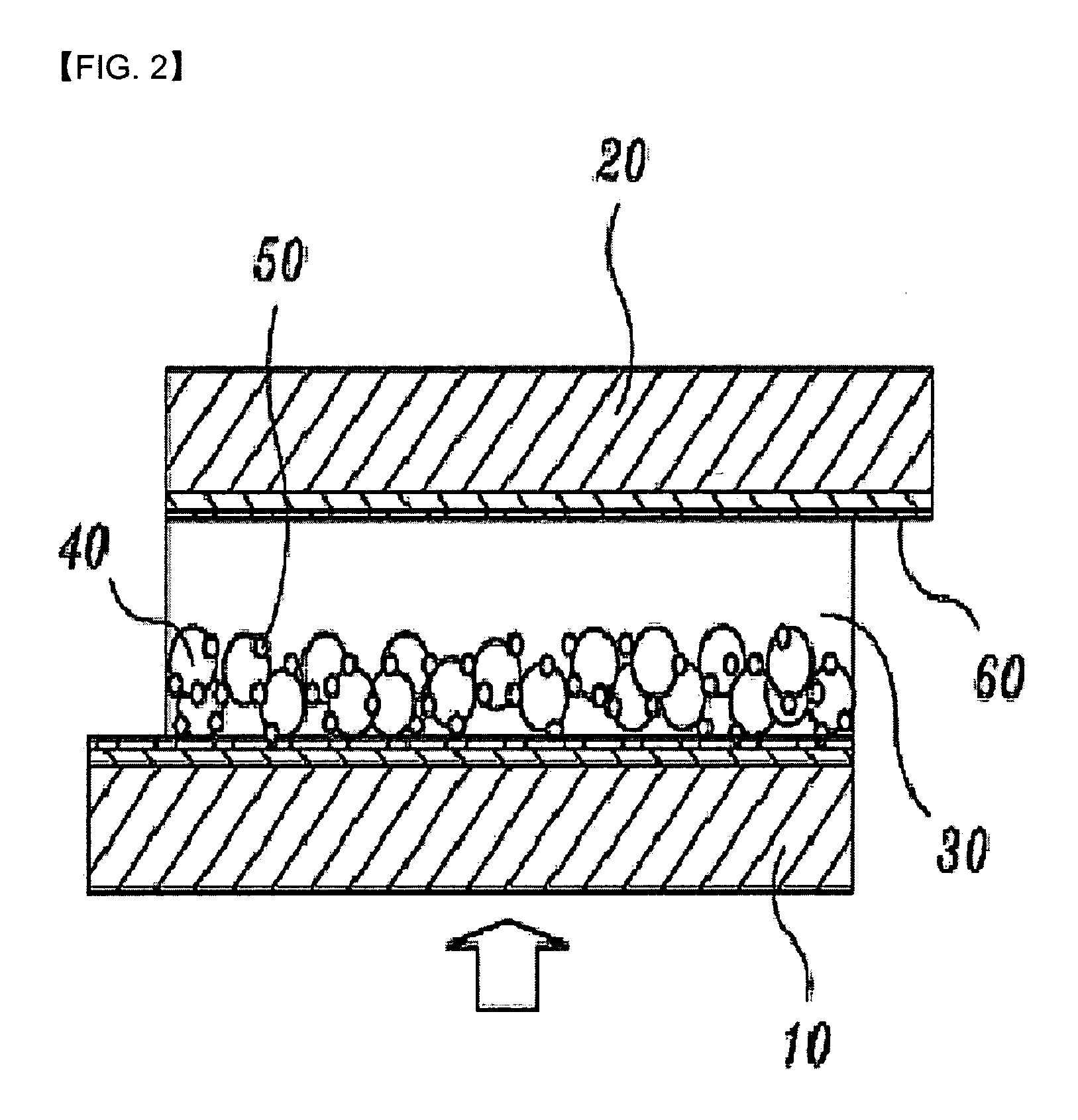 Highly efficient counter electrode for dye-sensitized solar cell and method of producing the same