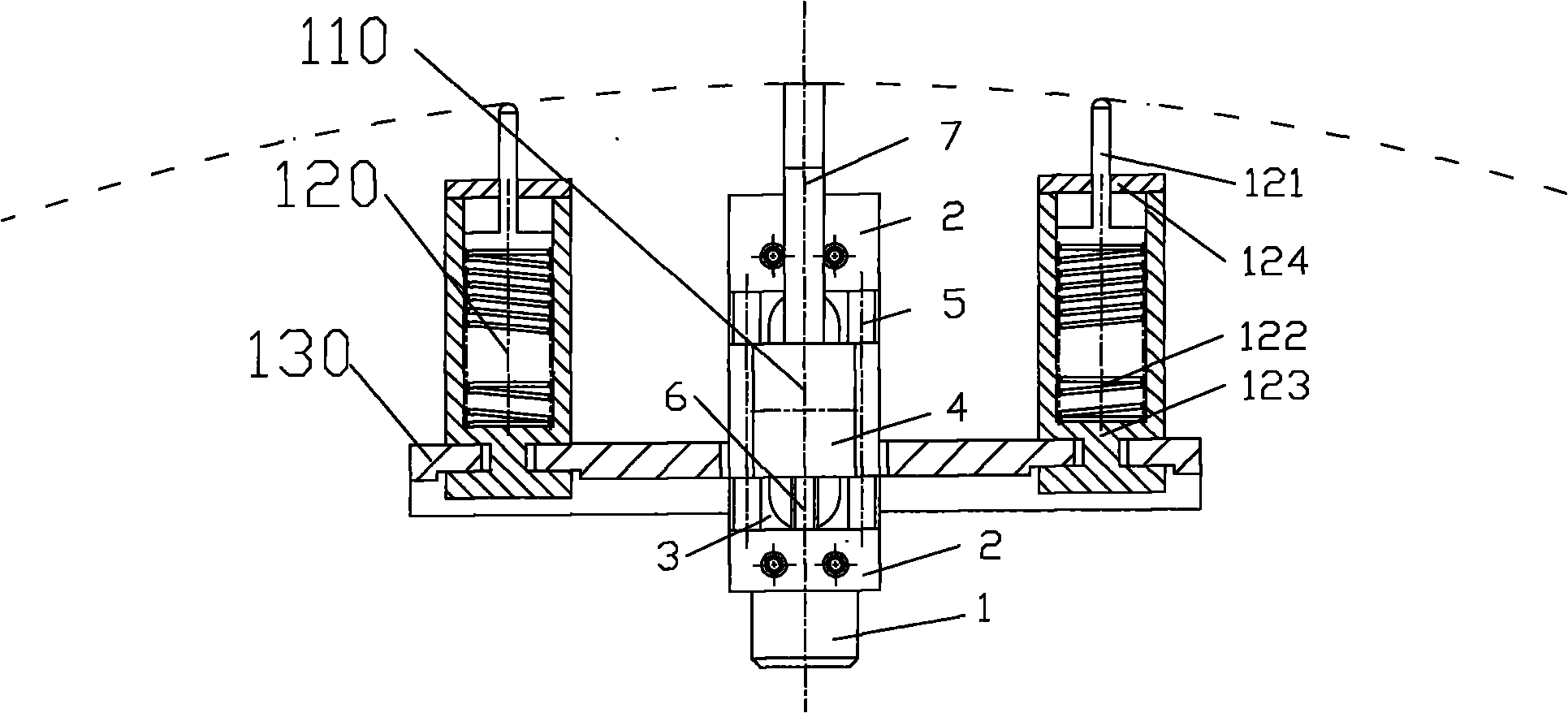 Device and method for positioning, clamping and installing any curved sheet piece in plane