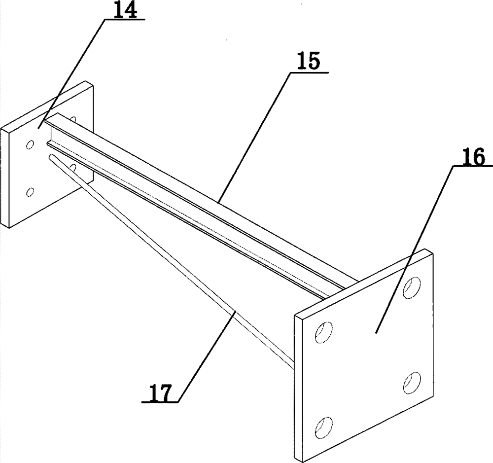 Multi-guide-rail attachment type electric ascending and descending scaffold