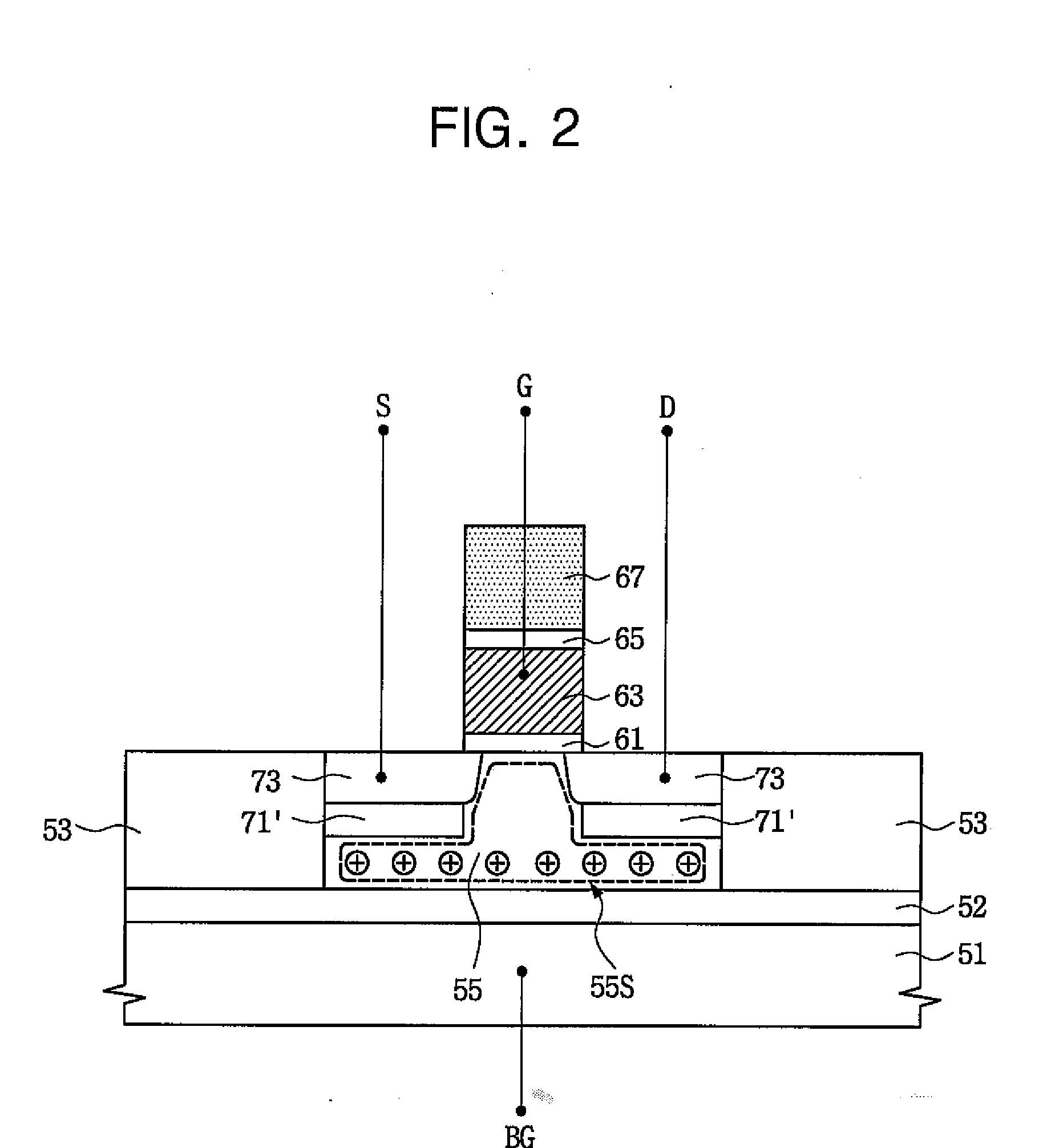 Single transistor memory device having source and drain insulating regions and method of fabricating the same