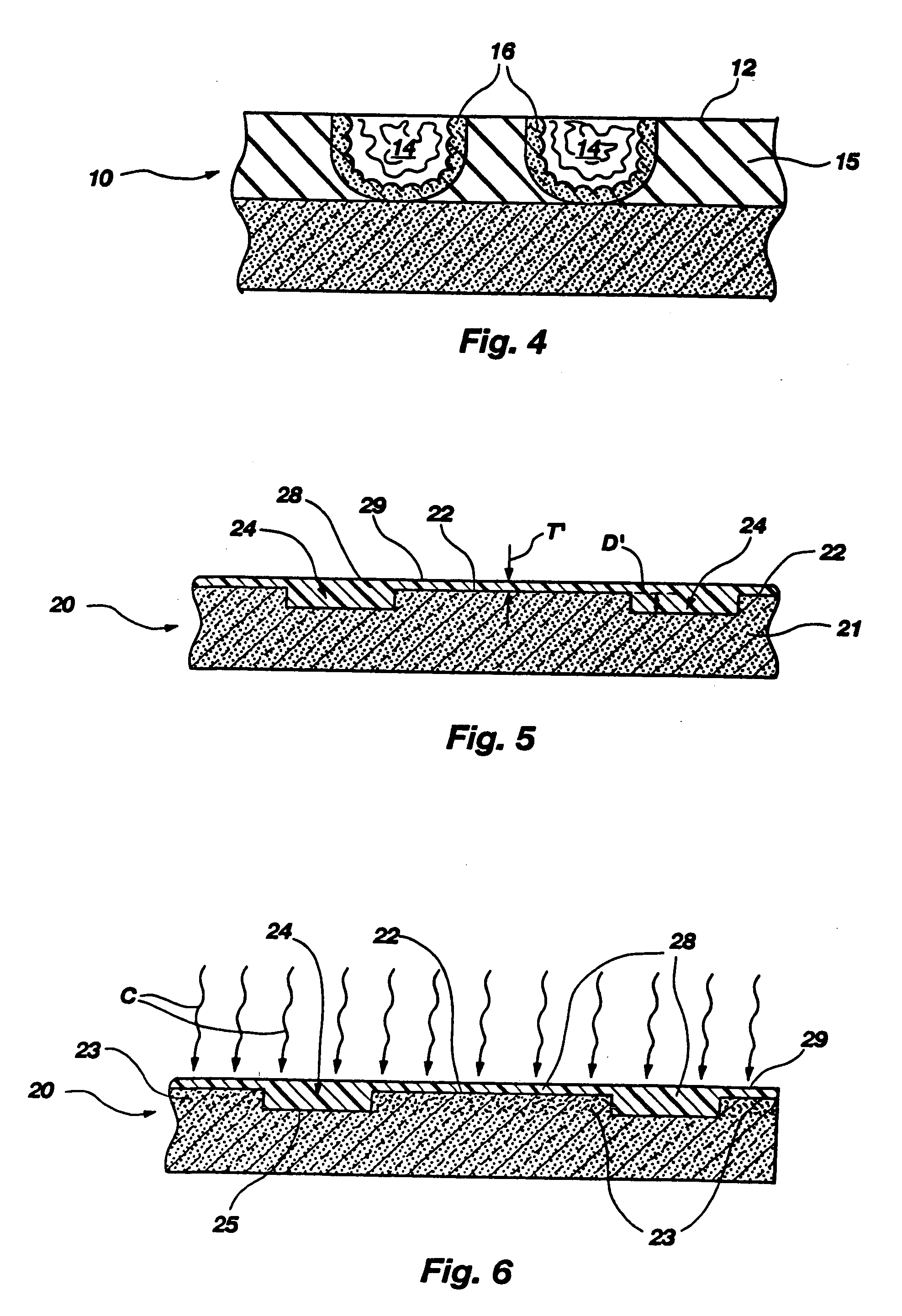 Semiconductor device fabrication methods employing substantially planar buffer material layers to improve the planarity of subsequent planarazation processes