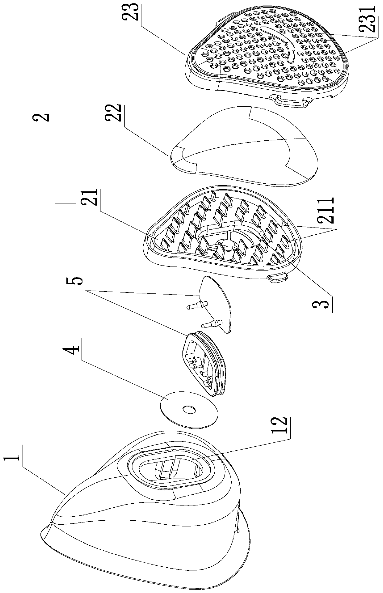 External filtering protective mask