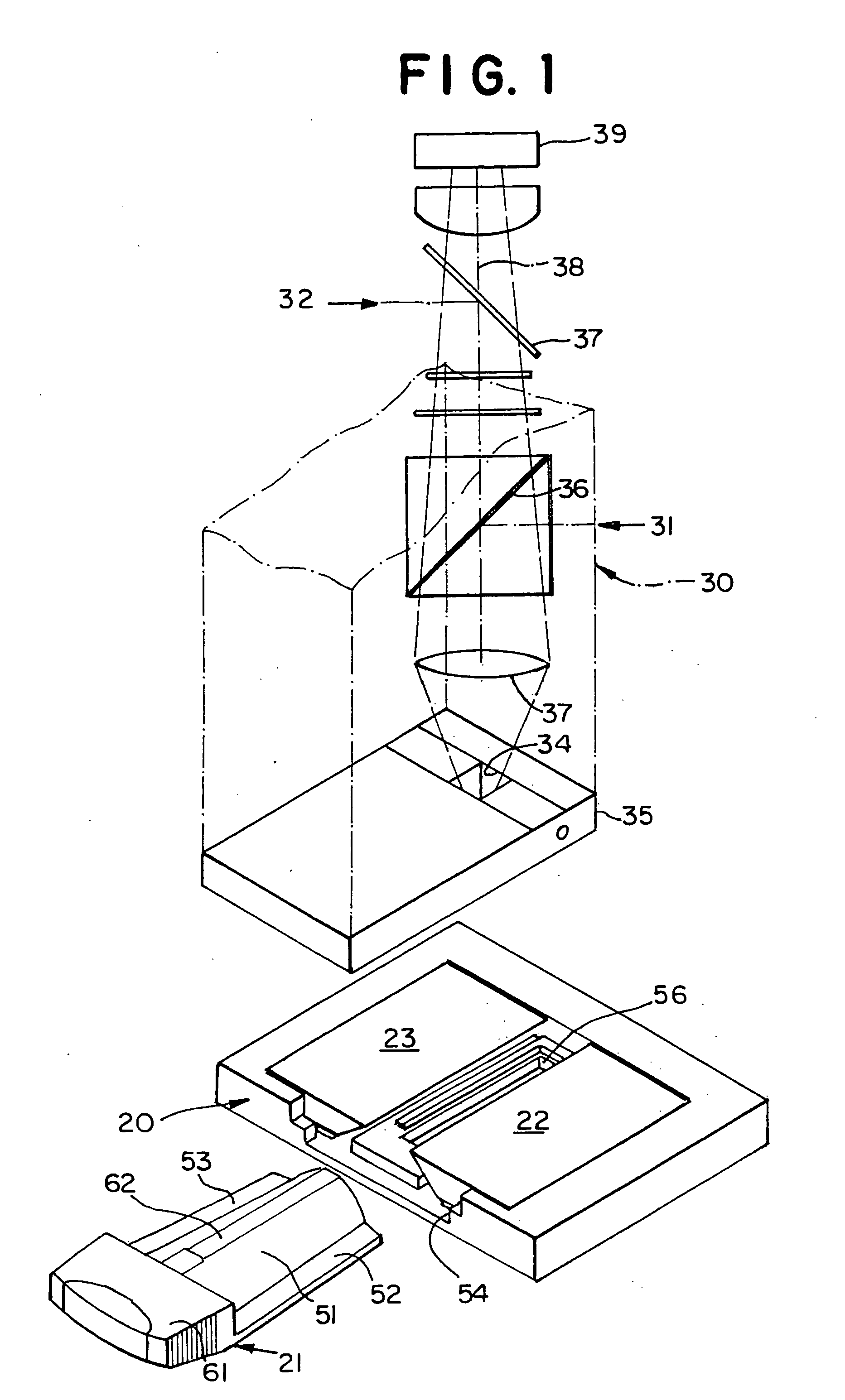 Cartridge for containing a specimen sample for optical analysis