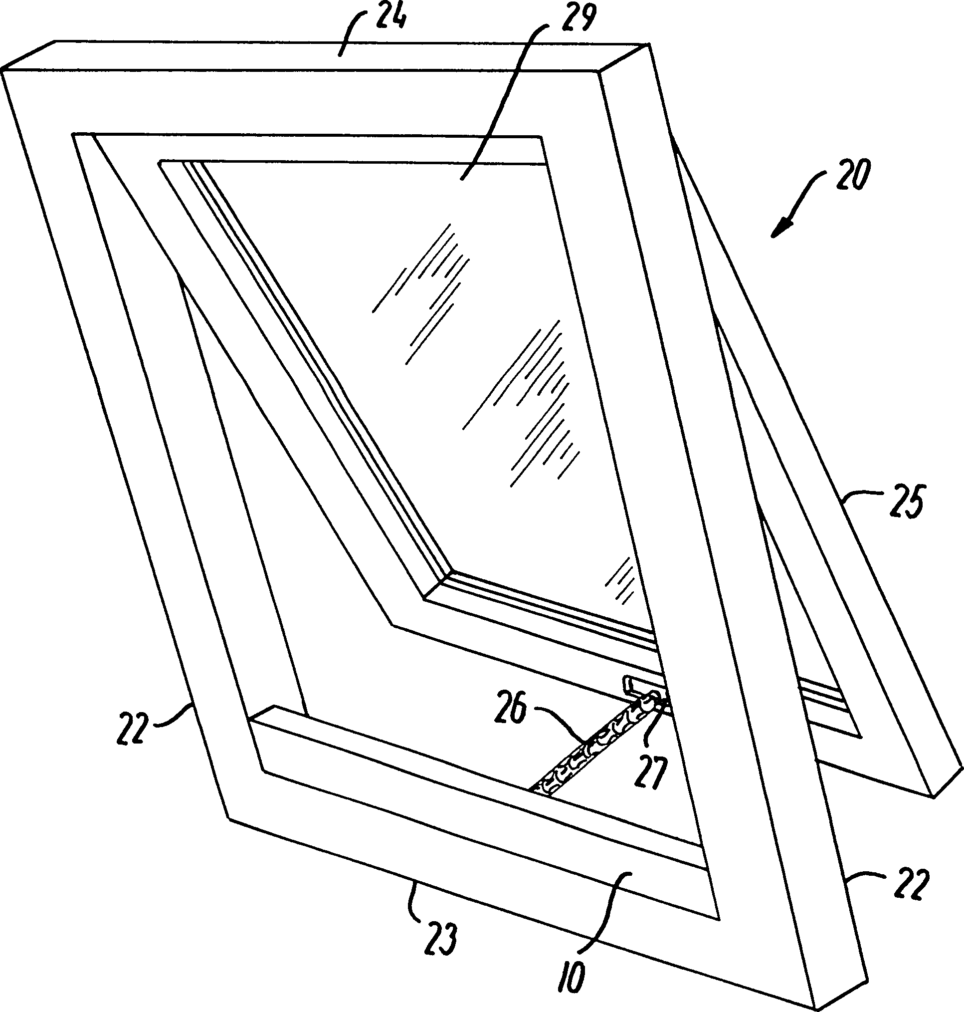 Rain sensor arrangement, window using the same and window closing method