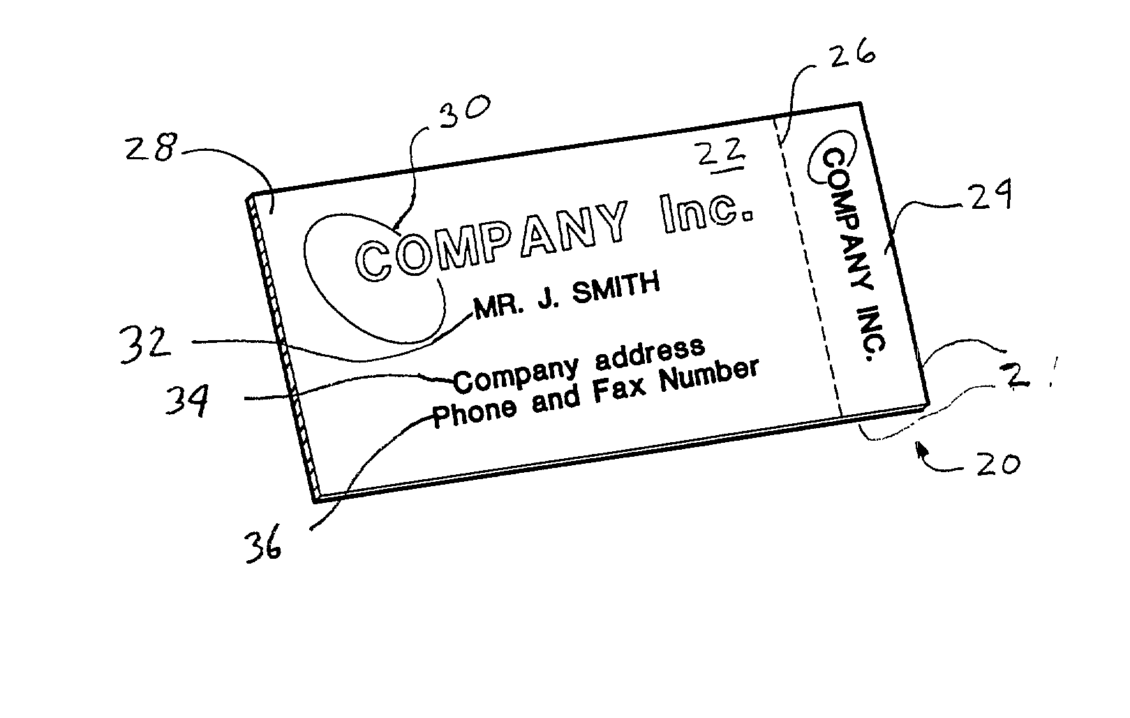 Business card system