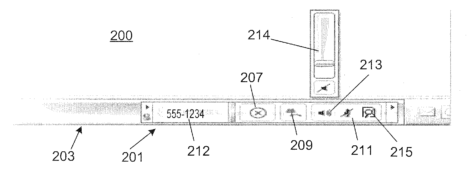 Graphical user interface for telephony device
