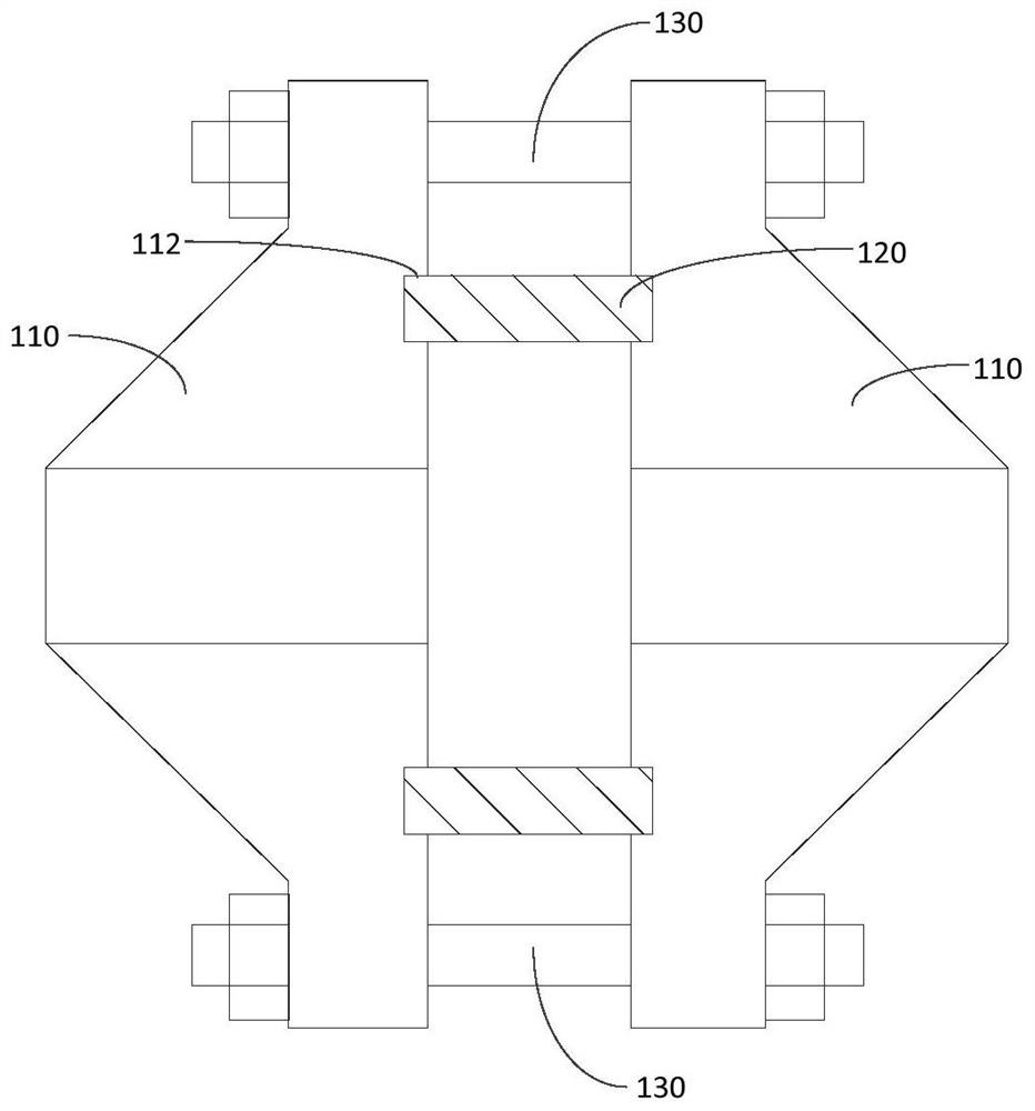 Flange sealing device