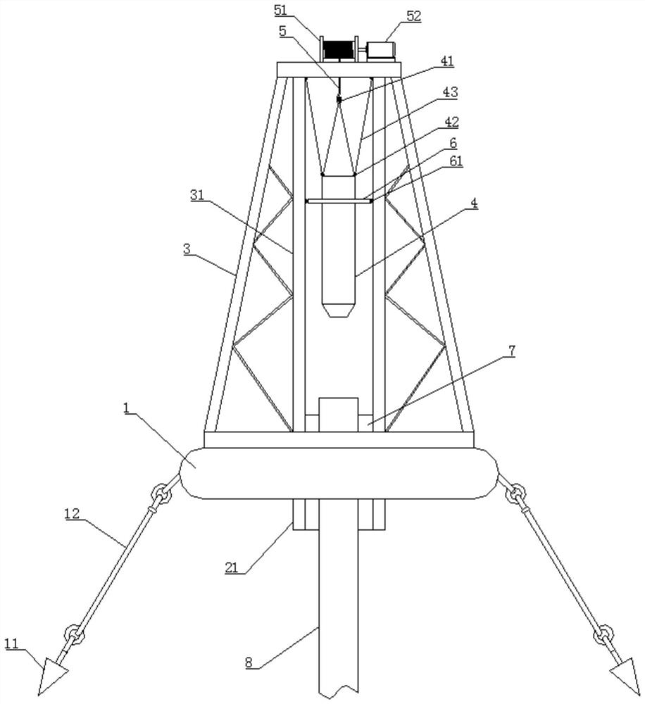 Water surface rammer compactor for civil construction