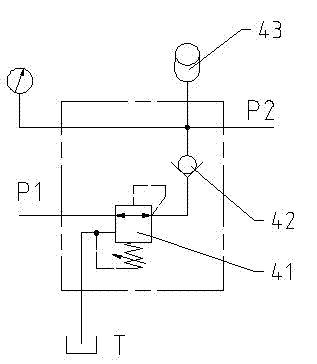 Drilling machine hydraulic anti-jamming control system