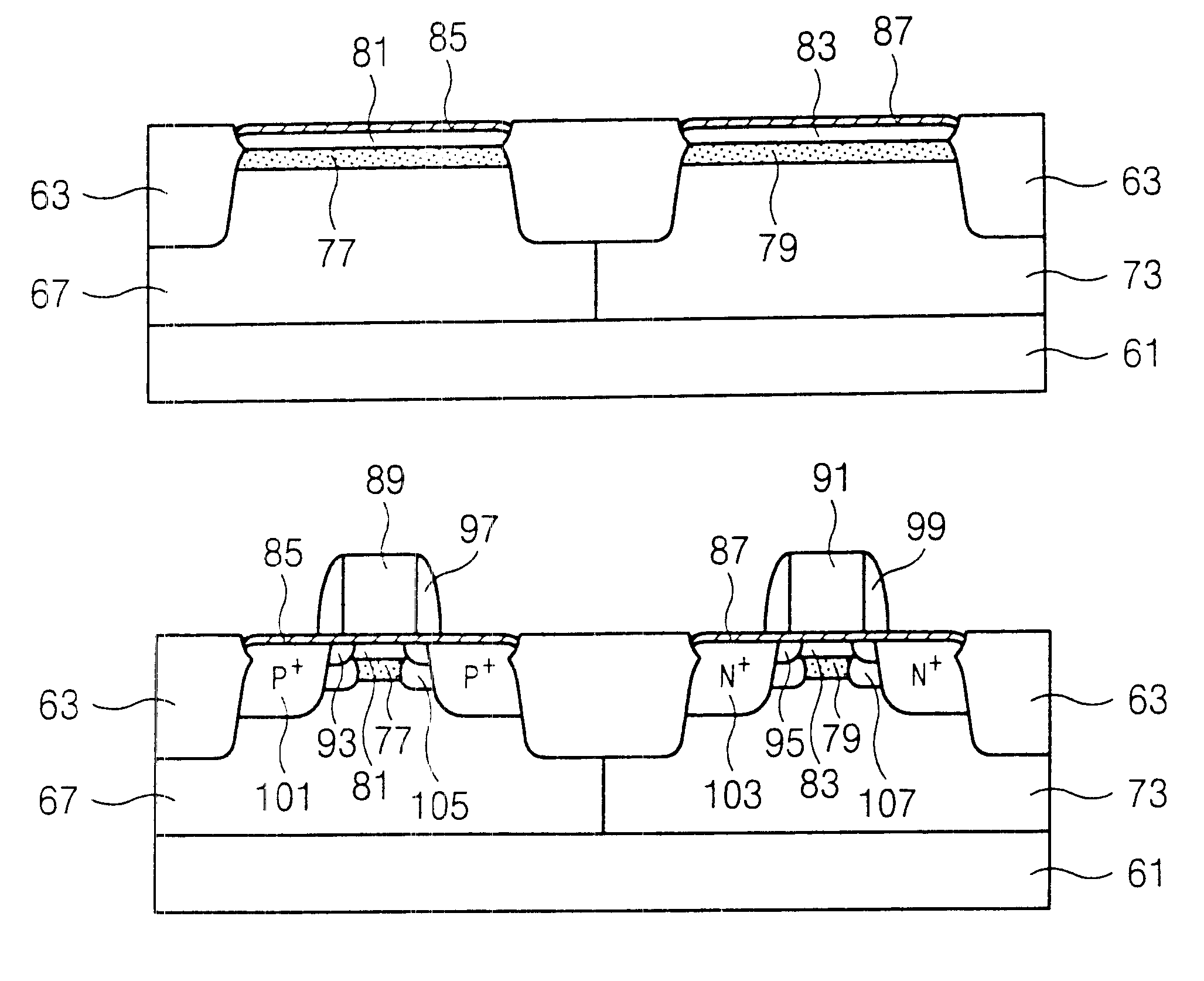 Method for forming transistor of semiconductor device