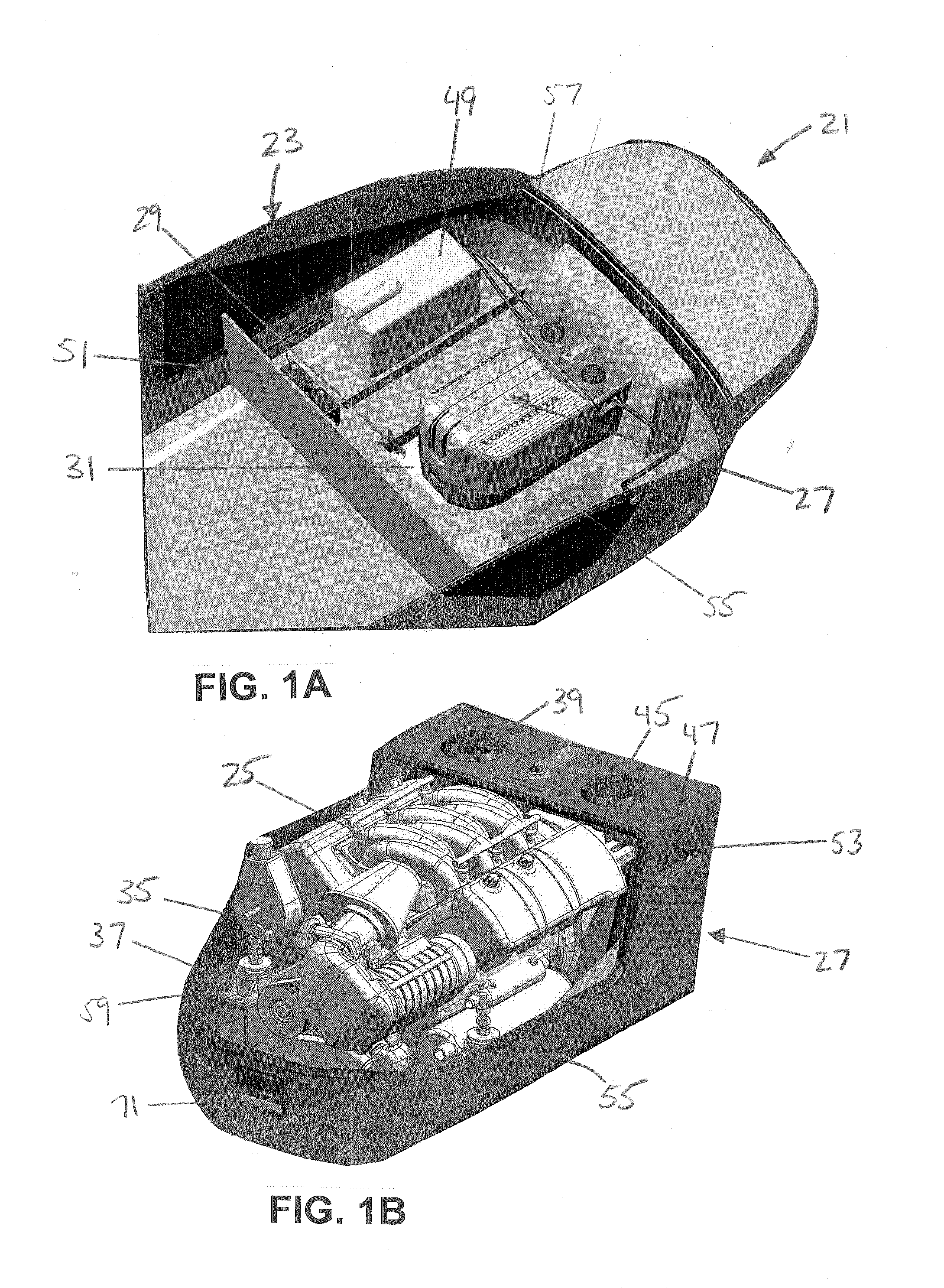 Watercraft with engine housing