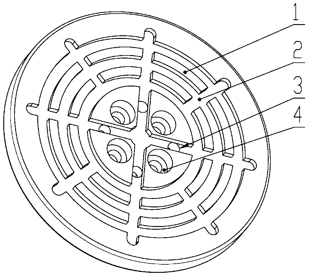 A suction cup for absorbing silicon wafers