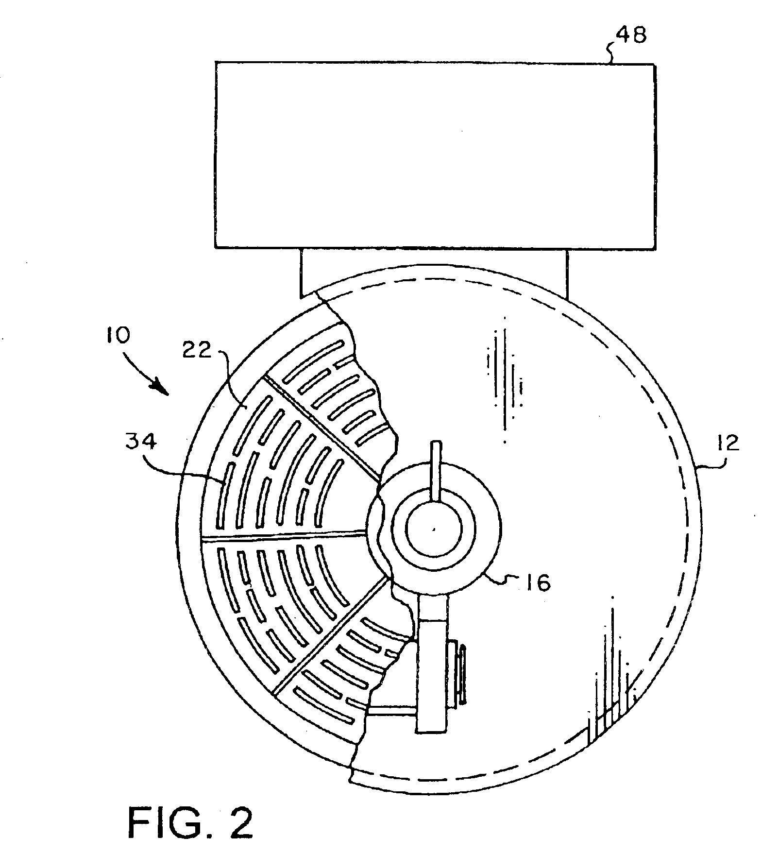 Compact evaporation apparatus