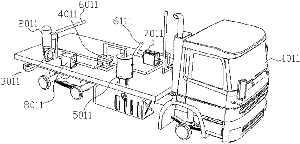Treatment technique of scattered organic waste gas and equipment thereof