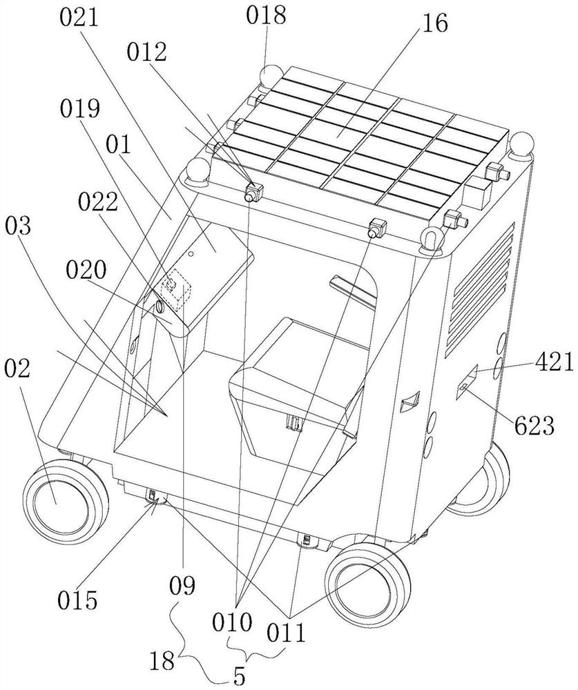 Intelligent child pick-up robot