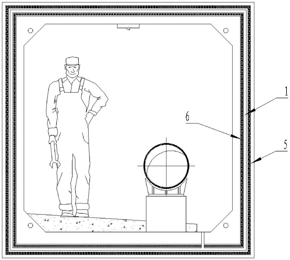 Maintenance method of prefabricated concrete culvert, prefabricated integrated pipe gallery and integrated pipe gallery