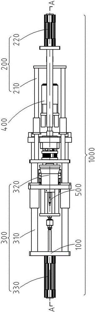 Hub bearing inner ring channel diameter measuring device and system