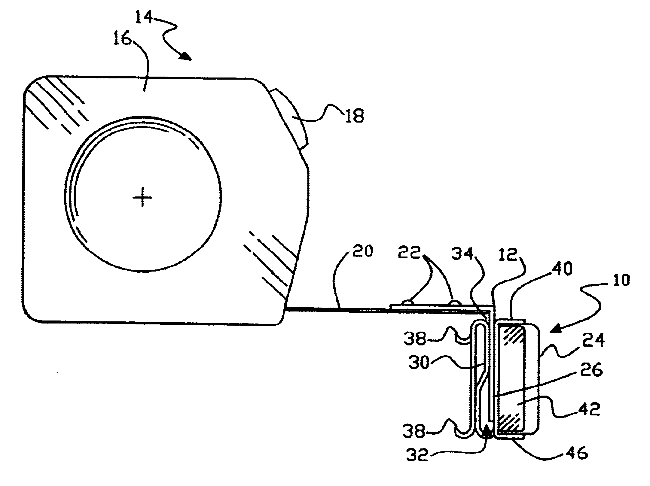 Removable attachment device for tape measure